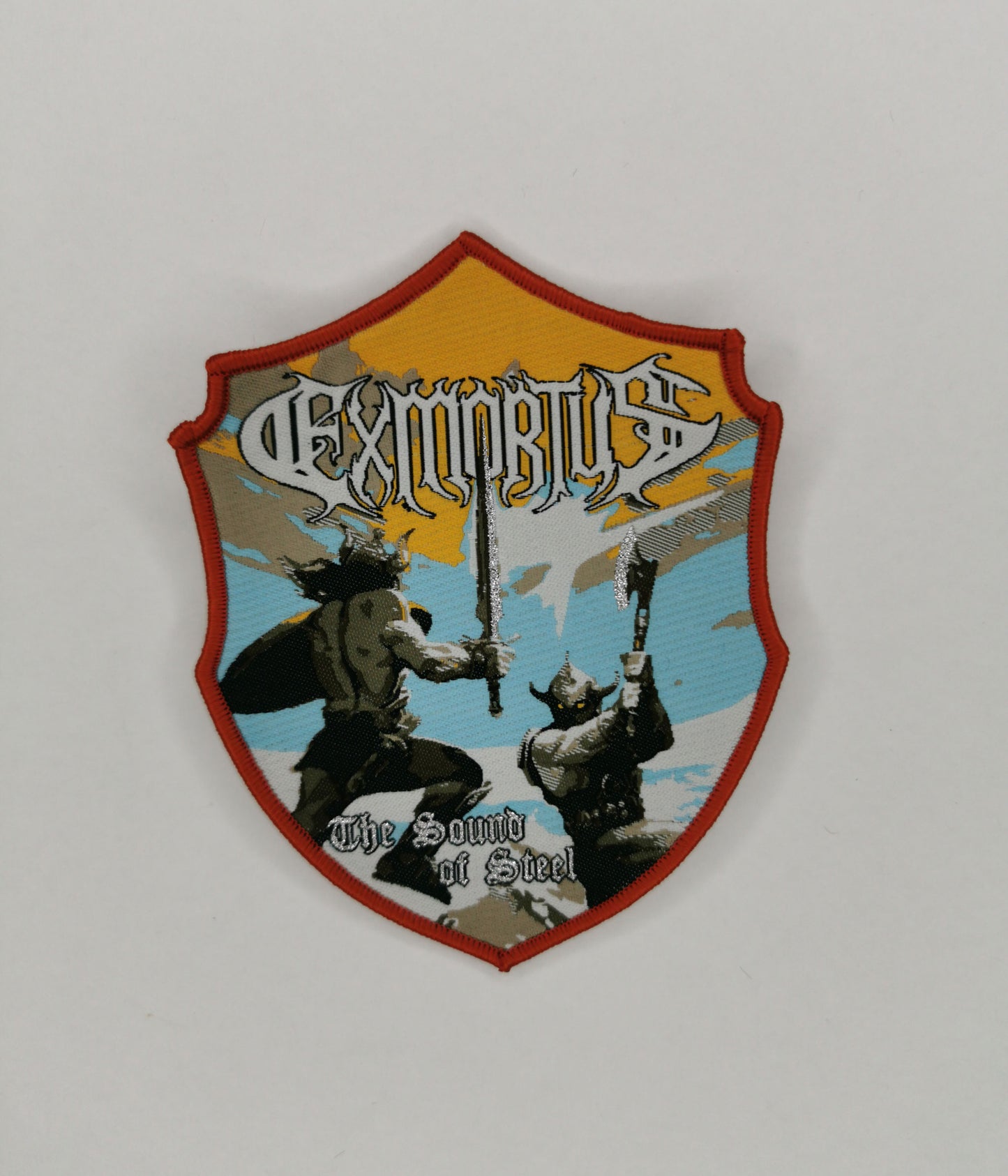 Temporal Dimensions Patches Exmortus The Sound of Steel Orange Border Woven Patch