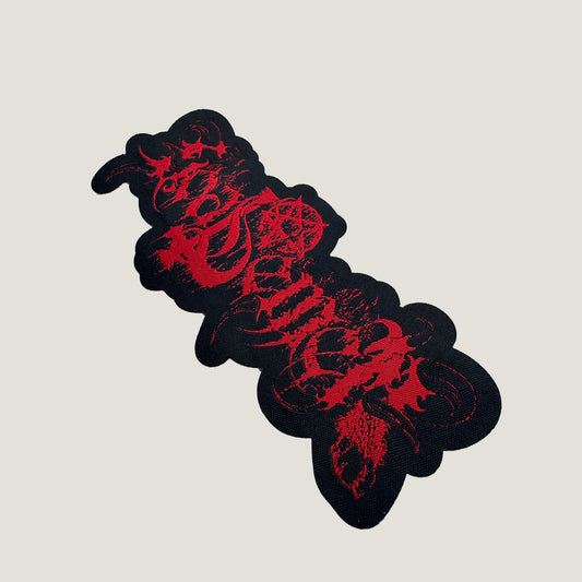 Temporal Dimensions Patches Goat Semen Band Logo Laser Cut Metal Woven Patch