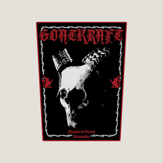 Temporal Dimensions Patches Goatkraft Prophet of Eternal Damnation Red Border Woven Backpatch