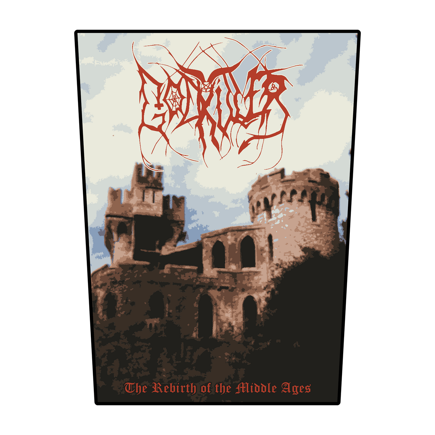 Temporal Dimensions Patches Godkiller The Rebirth of the Middle Ages Black Border Woven Backpatch