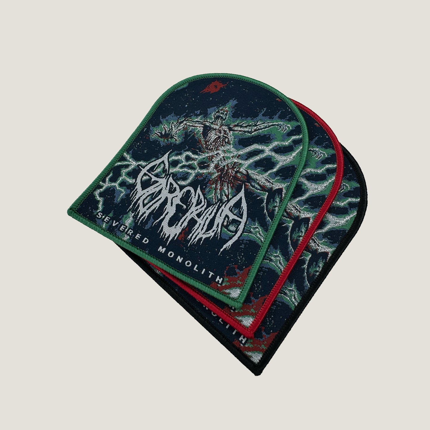 Temporal Dimensions Patches Gorephilia Severed Monolith Woven Patches