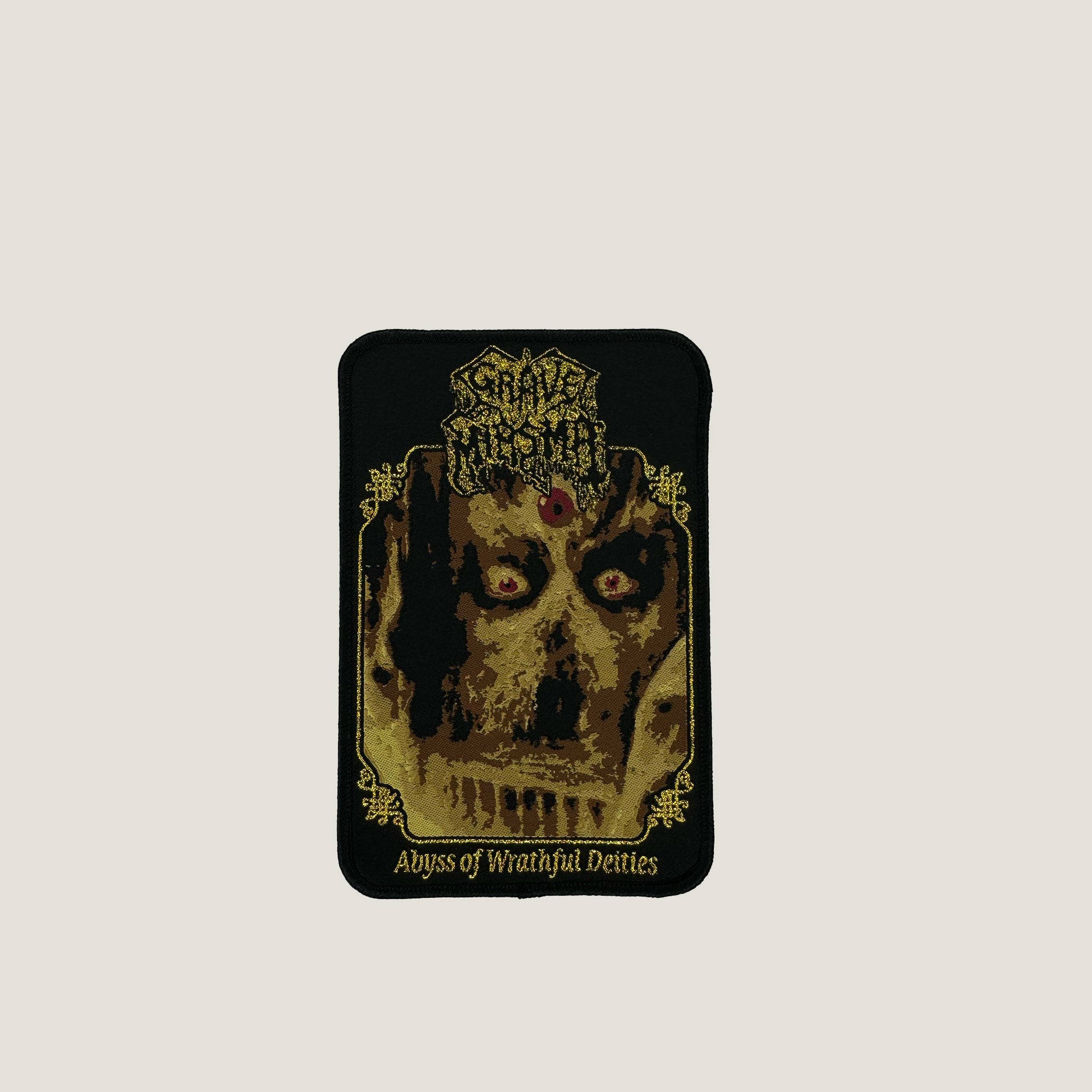 Temporal Dimensions Patches Grave Miasma Abyss of Wrathful Deities Black Border Woven Patch