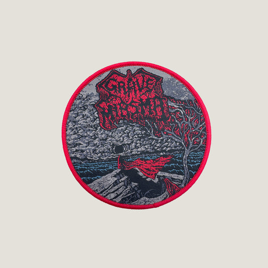 Temporal Dimensions Patches Grave Miasma Endless Pilgrimage Red Border Woven Patch