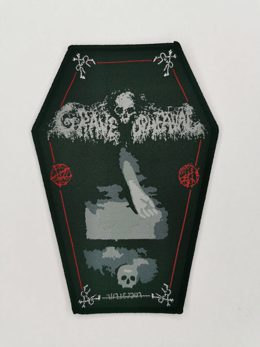 Temporal Dimensions Patches Grave Upheaval Rehearsal Black Border Woven Patch