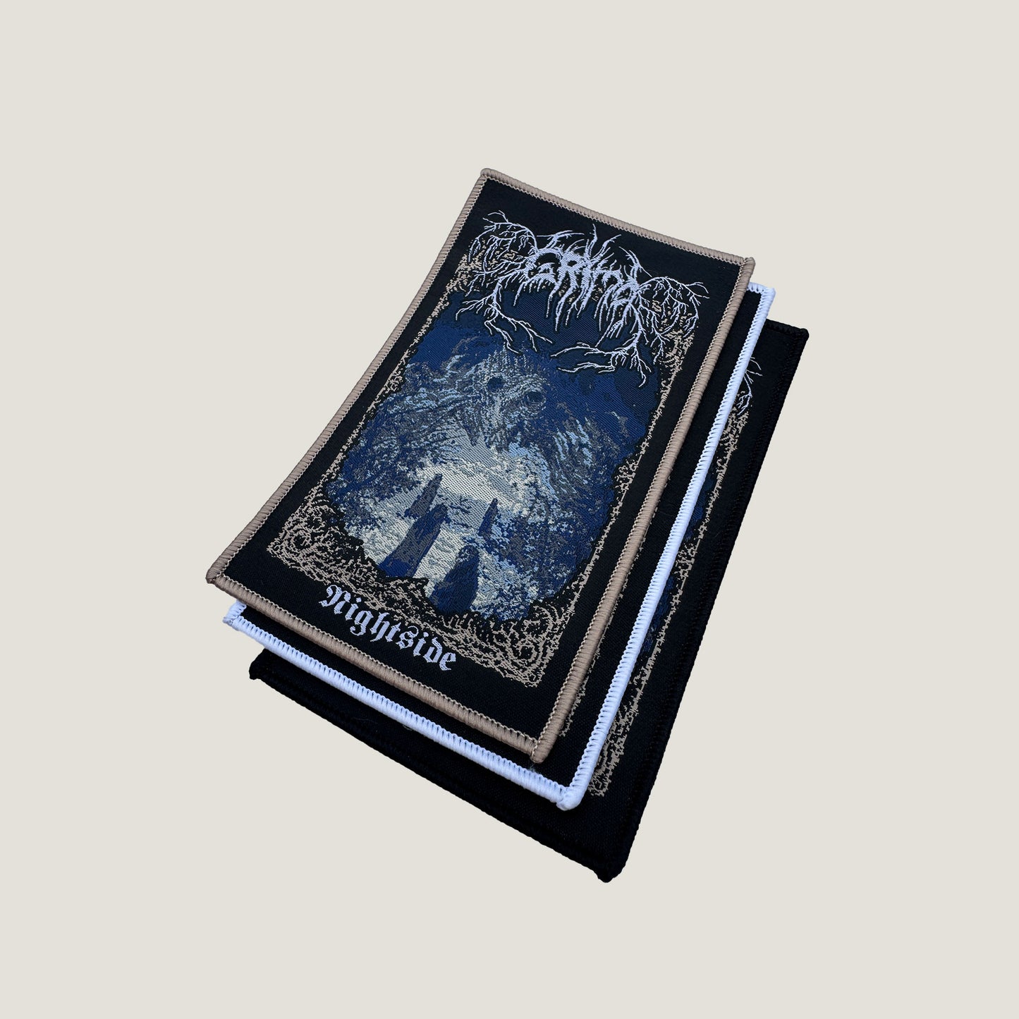 Temporal Dimensions Patches Grima Nightside Metal Woven Patches