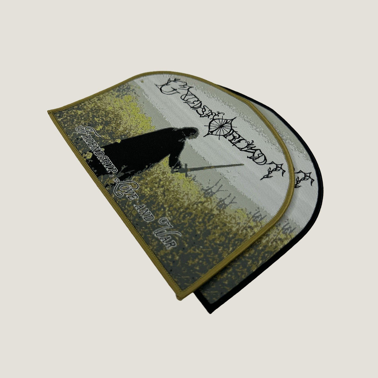 Temporal Dimensions Patches Gudsforladt Friendship Love and War Metal Woven Patches