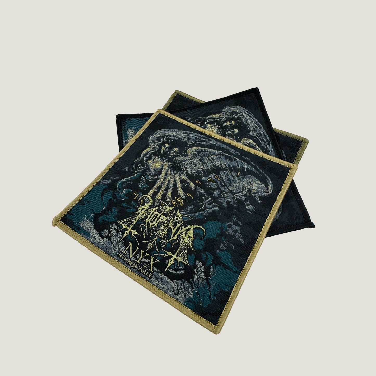 Temporal Dimensions Patches Horna Nyx Hymneja yolle Metal Woven Patches