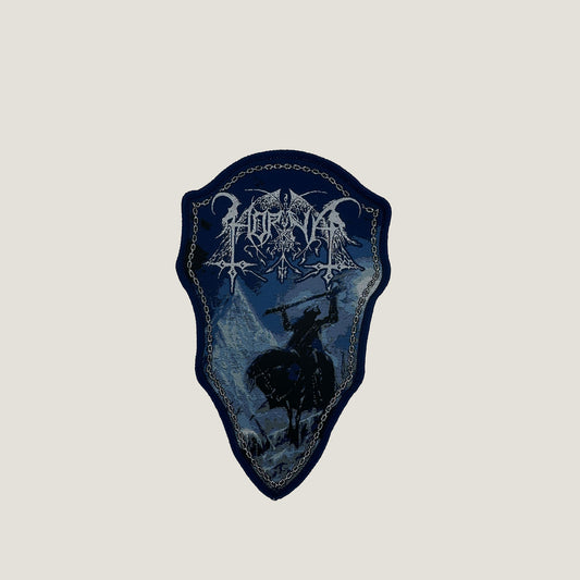 Temporal Dimensions Patches Horna Perima vihassa ja verikostossa Blue Border Woven Patch