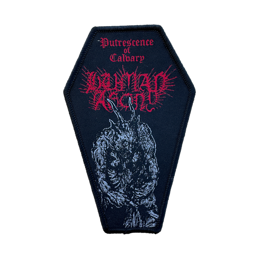 Temporal Dimensions Patches Human Agony Putrescence of Calvary Black Border Woven Patch