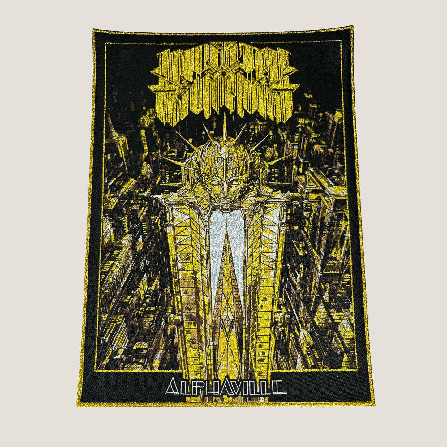 Temporal Dimensions Patches Imperial Triumphant Alphaville Golden Glitter Border Woven Backpatch
