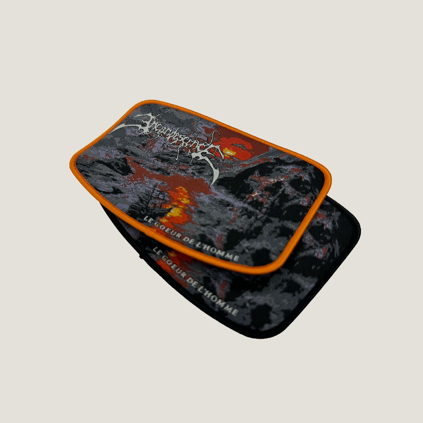 Temporal Dimensions Patches Incandescence Le Coeur De L-homme Metal Woven Patches