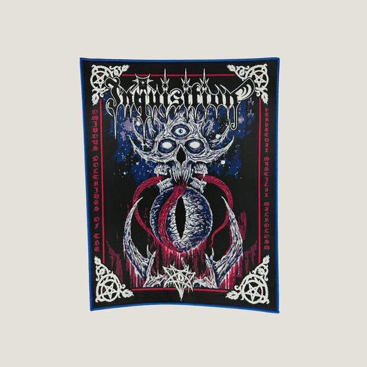 Temporal Dimensions Patches Inquisition Ominous Doctrines of the Perpetual Mystical Macrocosm Blue Border Woven Backpatch
