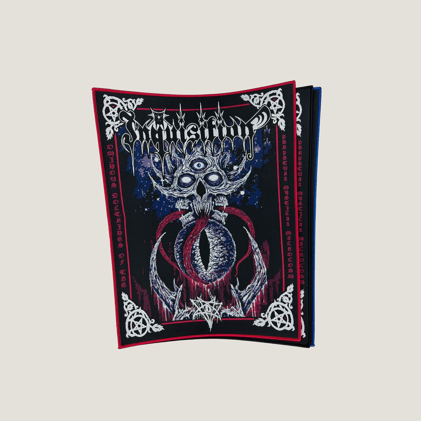 Temporal Dimensions Patches Inquisition Ominous Doctrines of the Perpetual Mystical Macrocosm Woven Backpatches