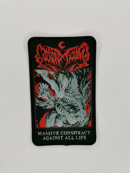 Temporal Dimensions Patches Leviathan Massive Conspiracy Against All Life Black Border Woven Patch