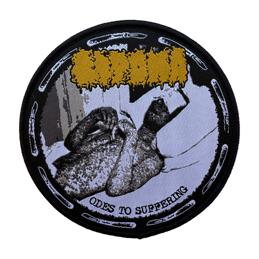 Temporal Dimensions Patches Lipoma Odes to Suffering Black Border Woven Patch