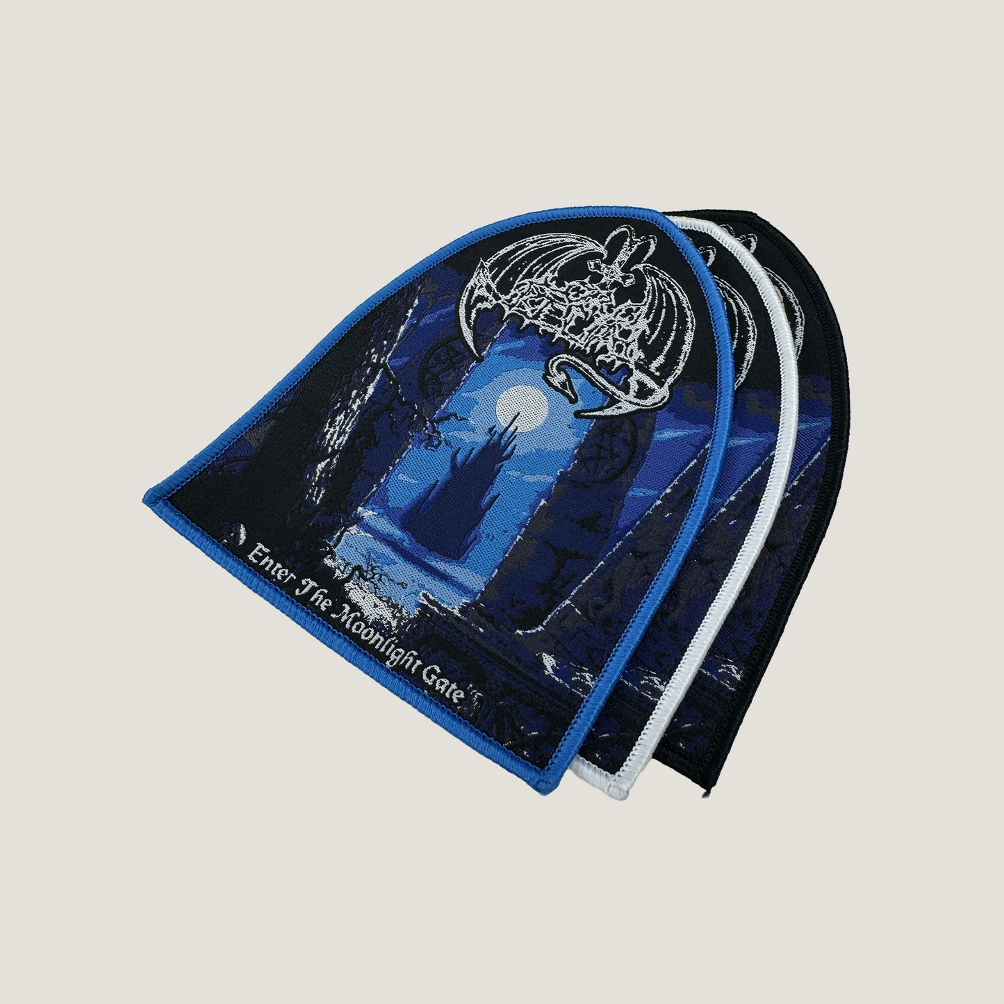 Temporal Dimensions Patches Lord Belial Enter the Moonlight Gate Metal Woven Patches