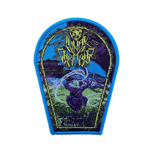 Temporal Dimensions Patches Lunar Chamber Shambhallic Vibrations Blue Border Woven Patch