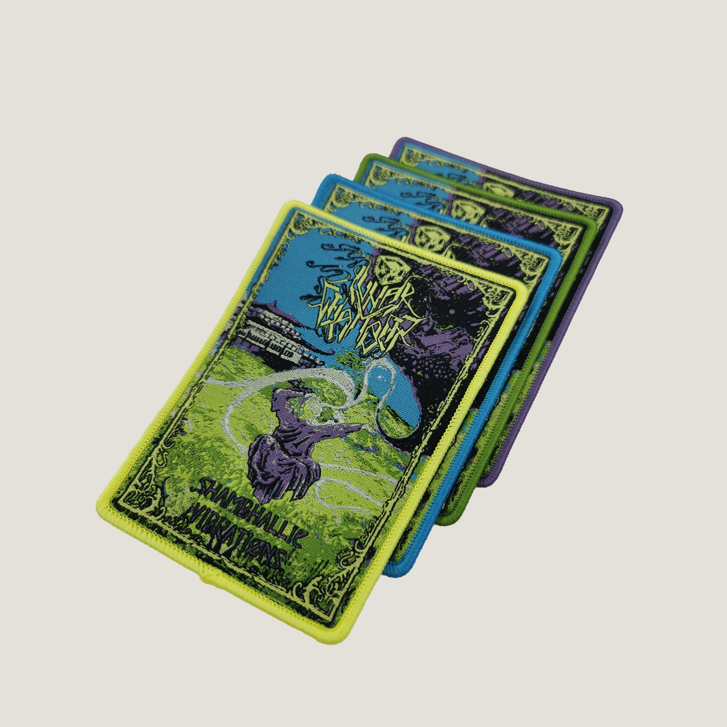 Temporal Dimensions Patches Lunar Chamber Shambhallic Vibrations Metal Woven Patches