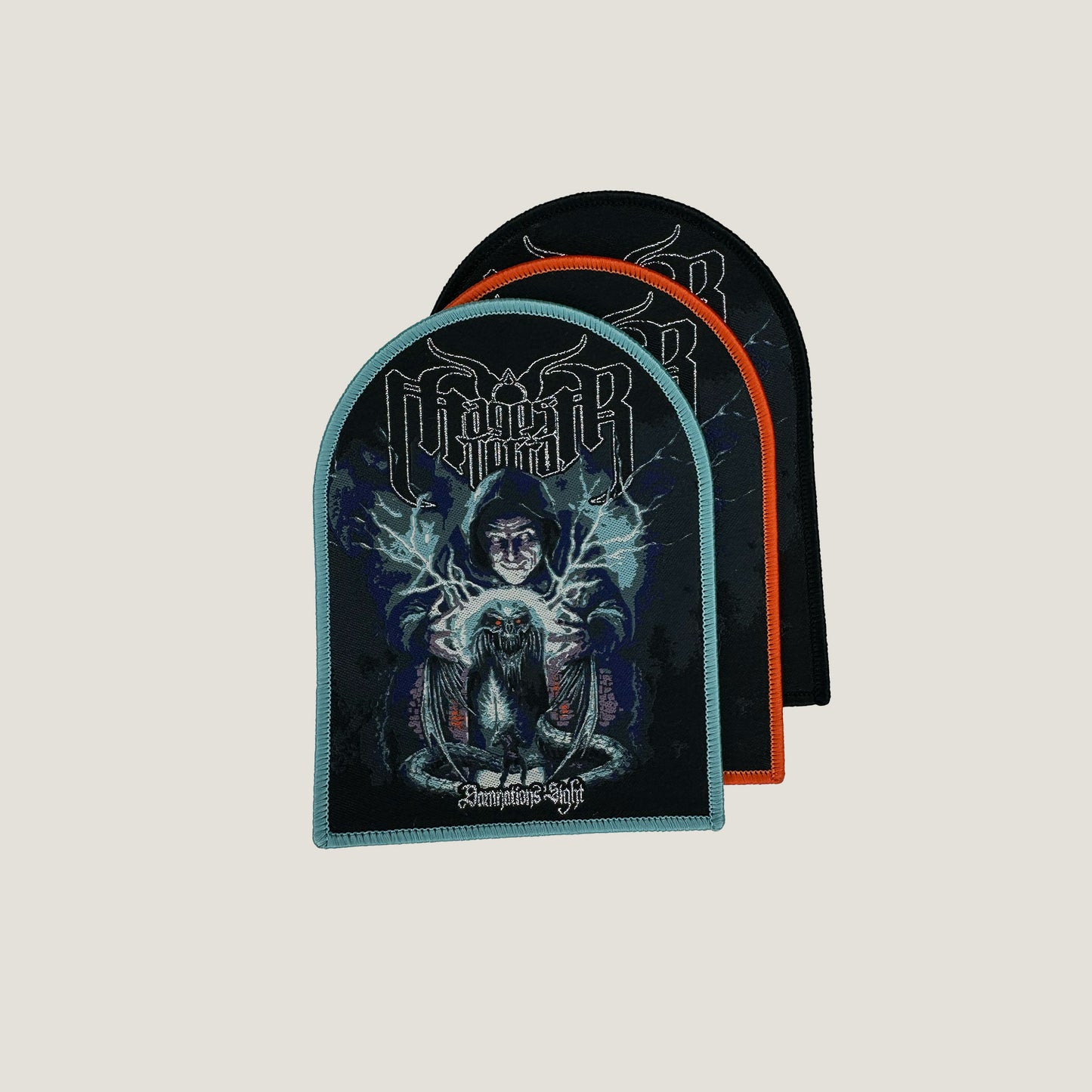 Temporal Dimensions Patches Mages Terror Damnations Sight Metal Woven Patches
