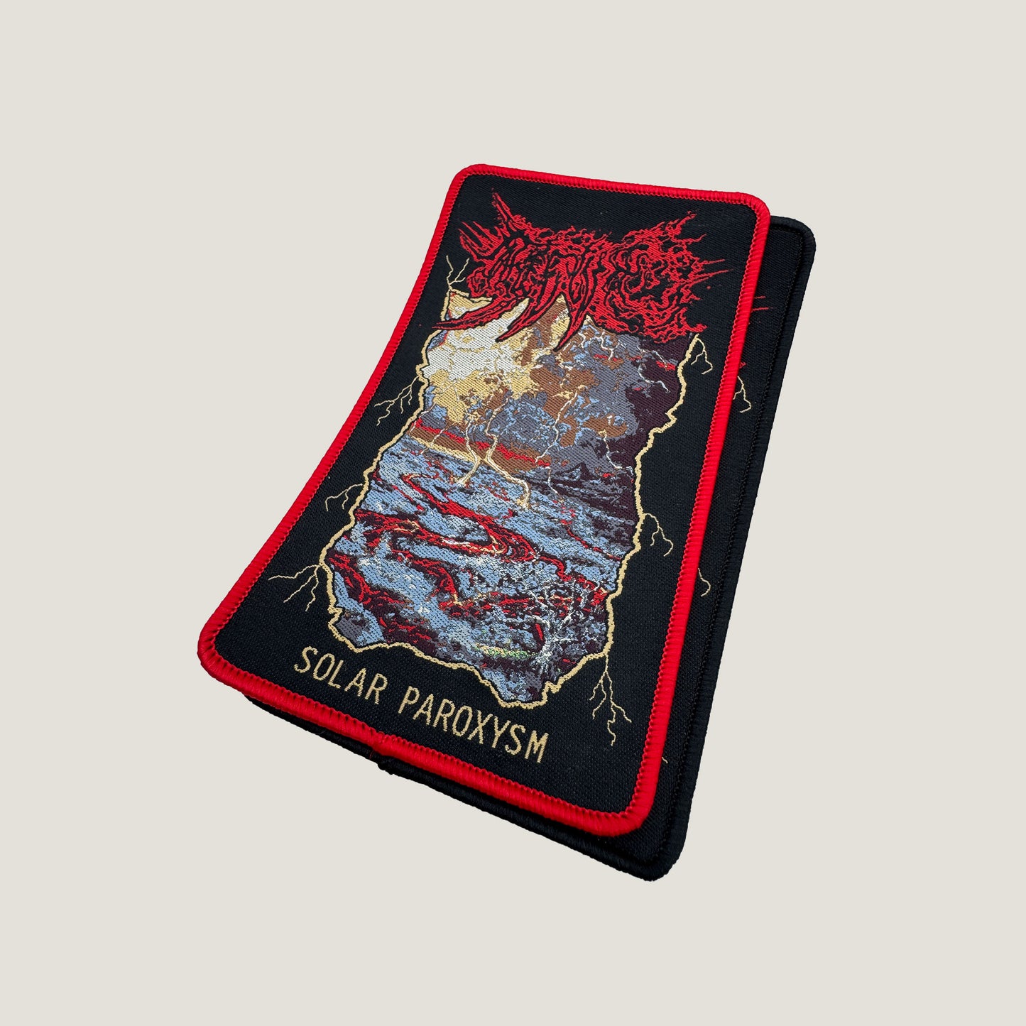 Temporal Dimensions Patches Mare Cognitum Solar Paroxysm Metal Woven Patches