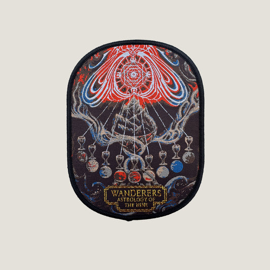 Temporal Dimensions Patches Mare Cognitum & Spectral Lore Wanderers Astrology of the Nine Black Border Woven Patch