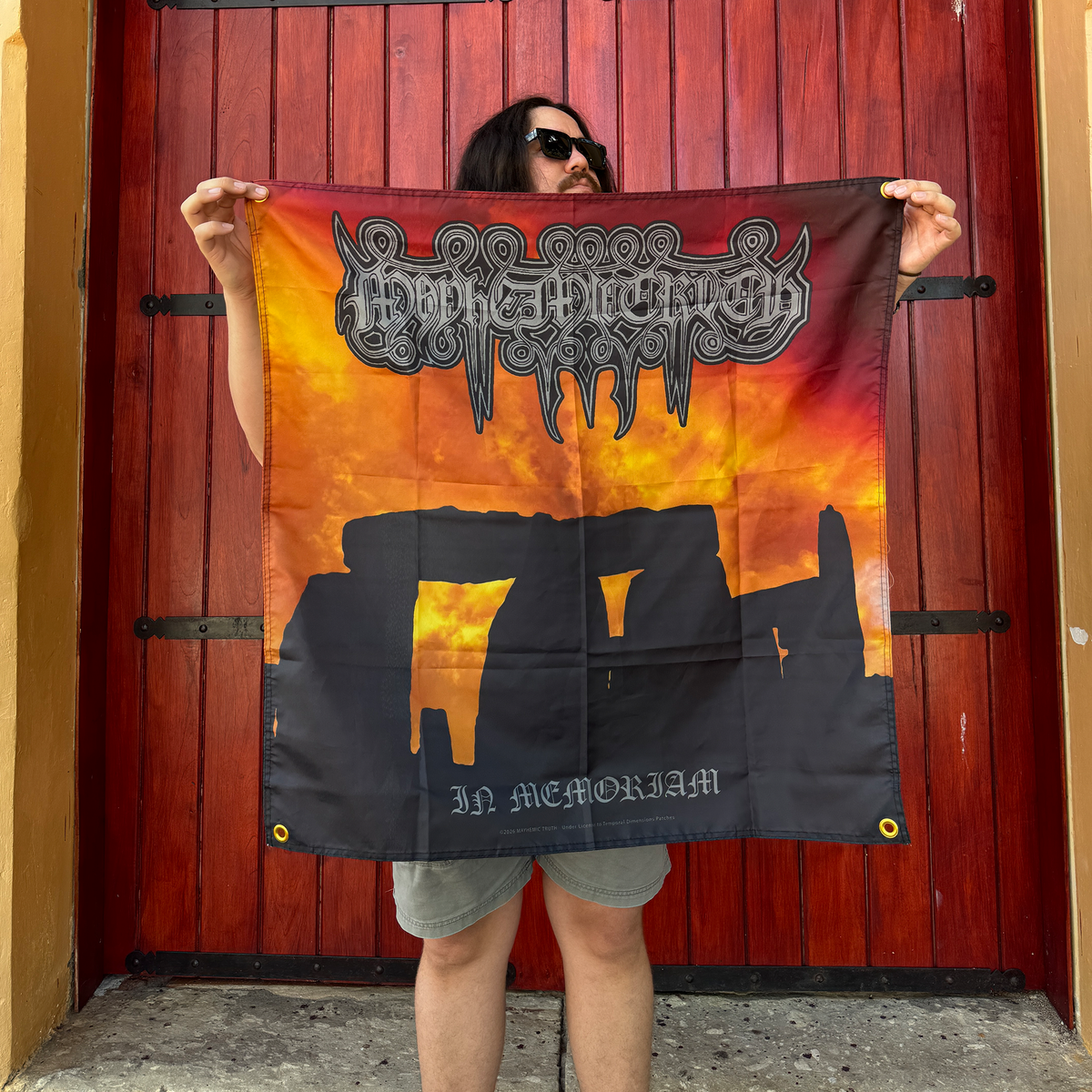 Temporal Dimensions Patches Mayhemic Truth In Memoriam Flag