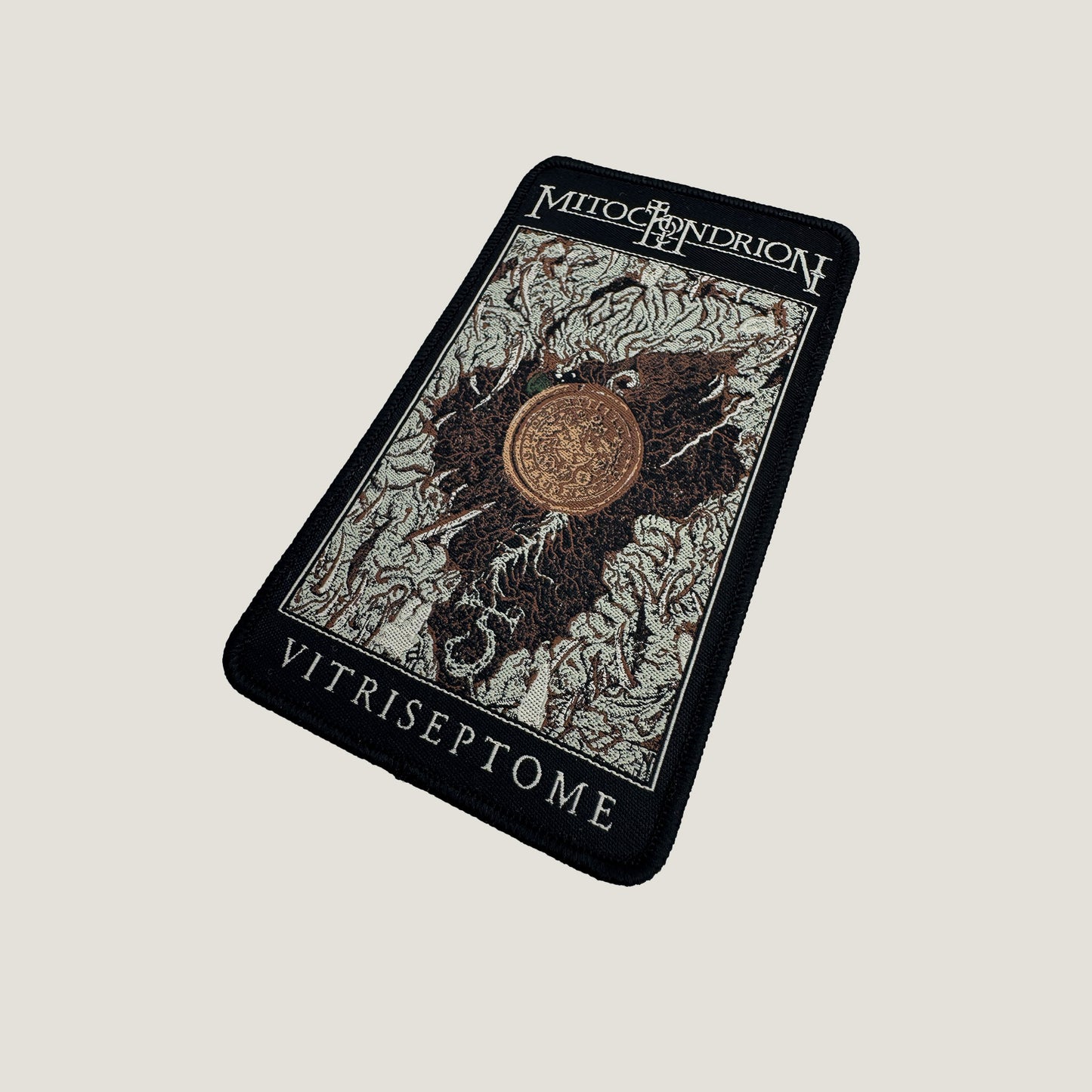 Temporal Dimensions Patches Mitochondrion Vitriseptome Black Border Metal Woven Patch