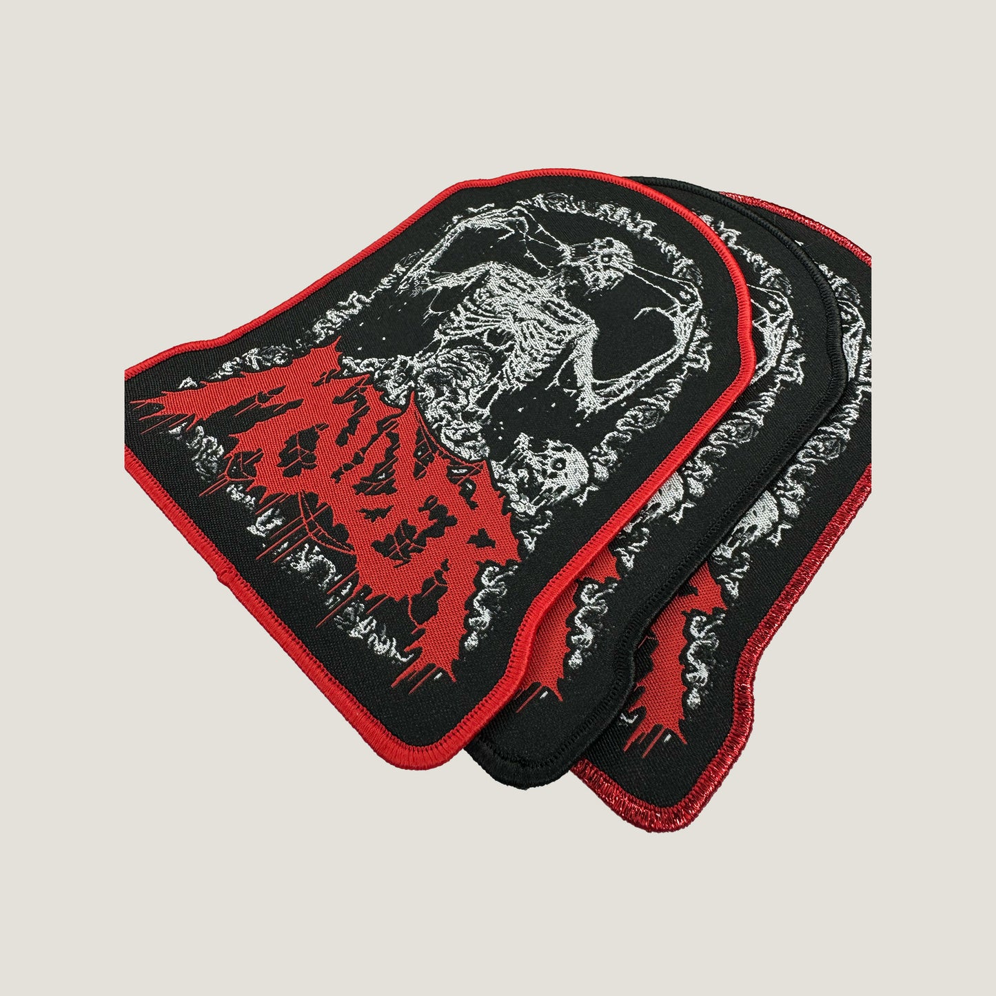 Temporal Dimensions Patches Molder Split Metal Woven Patches