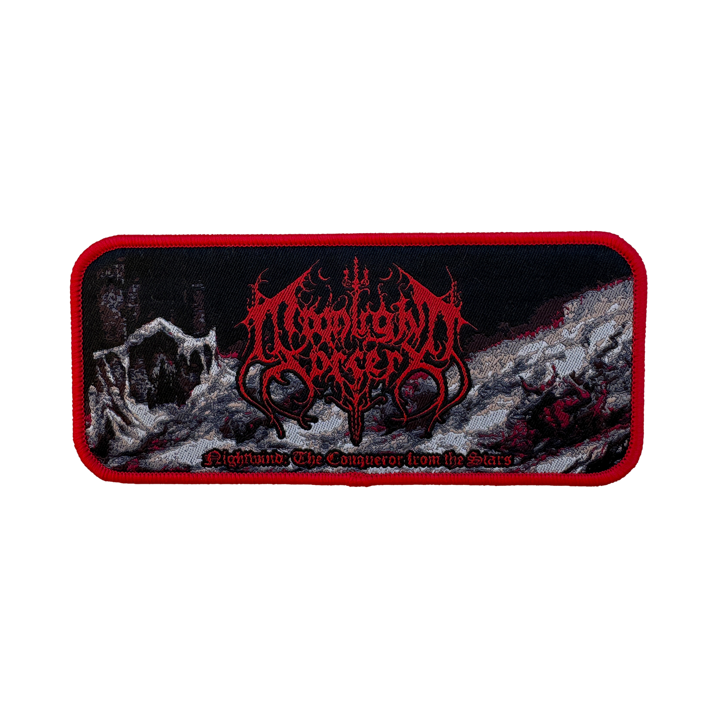 Temporal Dimensions Patches Moonlight Sorcery Nightwind The Conqueror from the Stars Red Border Woven Patch