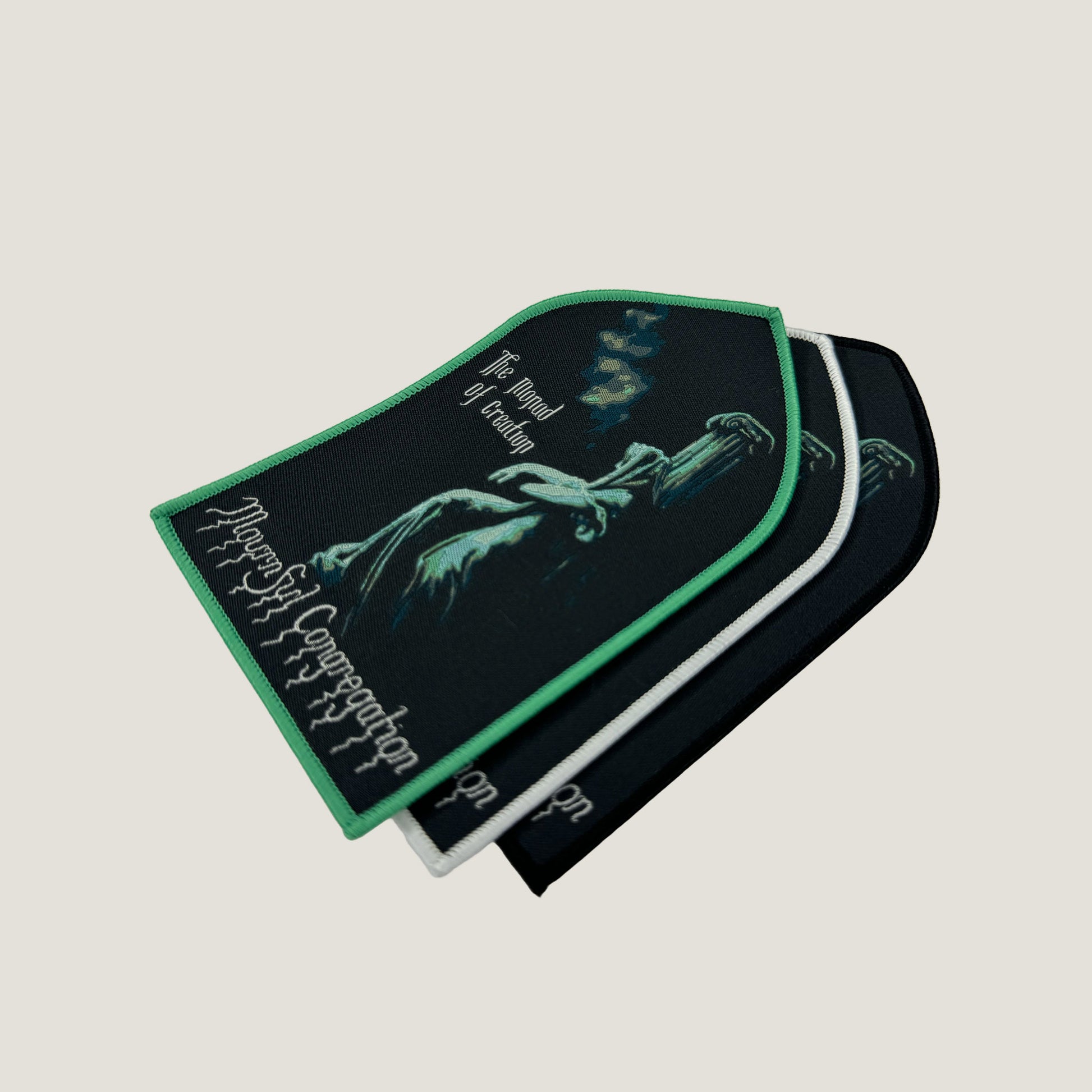 Temporal Dimensions Patches Mournful Congregation The Monad of Creation Metal Woven Patches