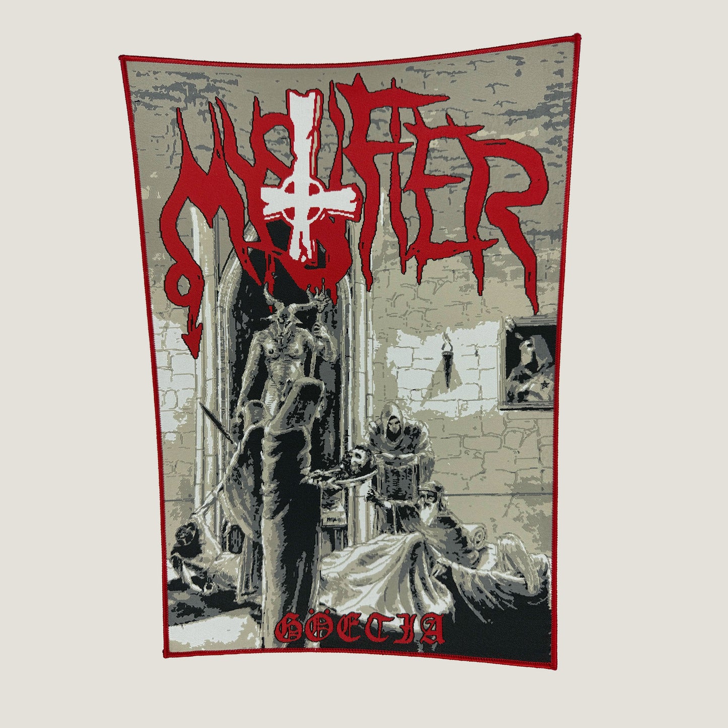 Temporal Dimensions Patches Mystifier Goetia Red Border Woven Backpatch