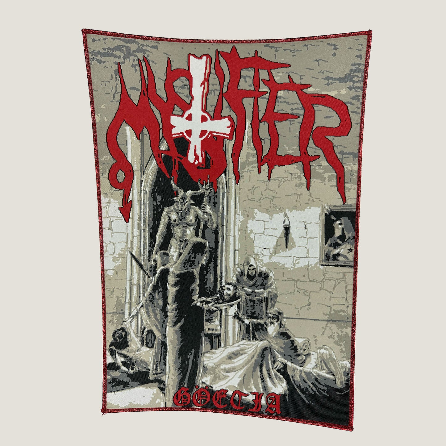 Temporal Dimensions Patches Mystifier Goetia Red Glitter Border Woven Backpatch