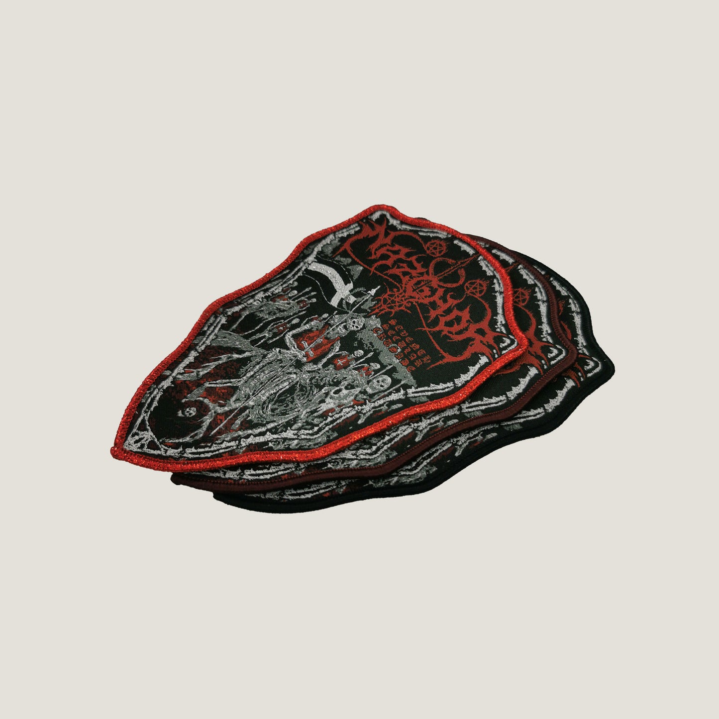 Temporal Dimensions Patches Nazghor Seventh Secular Crusade Metal Woven Patches