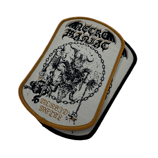 Temporal Dimensions Patches Necromaniac Morbid Metal Metal Woven Patches