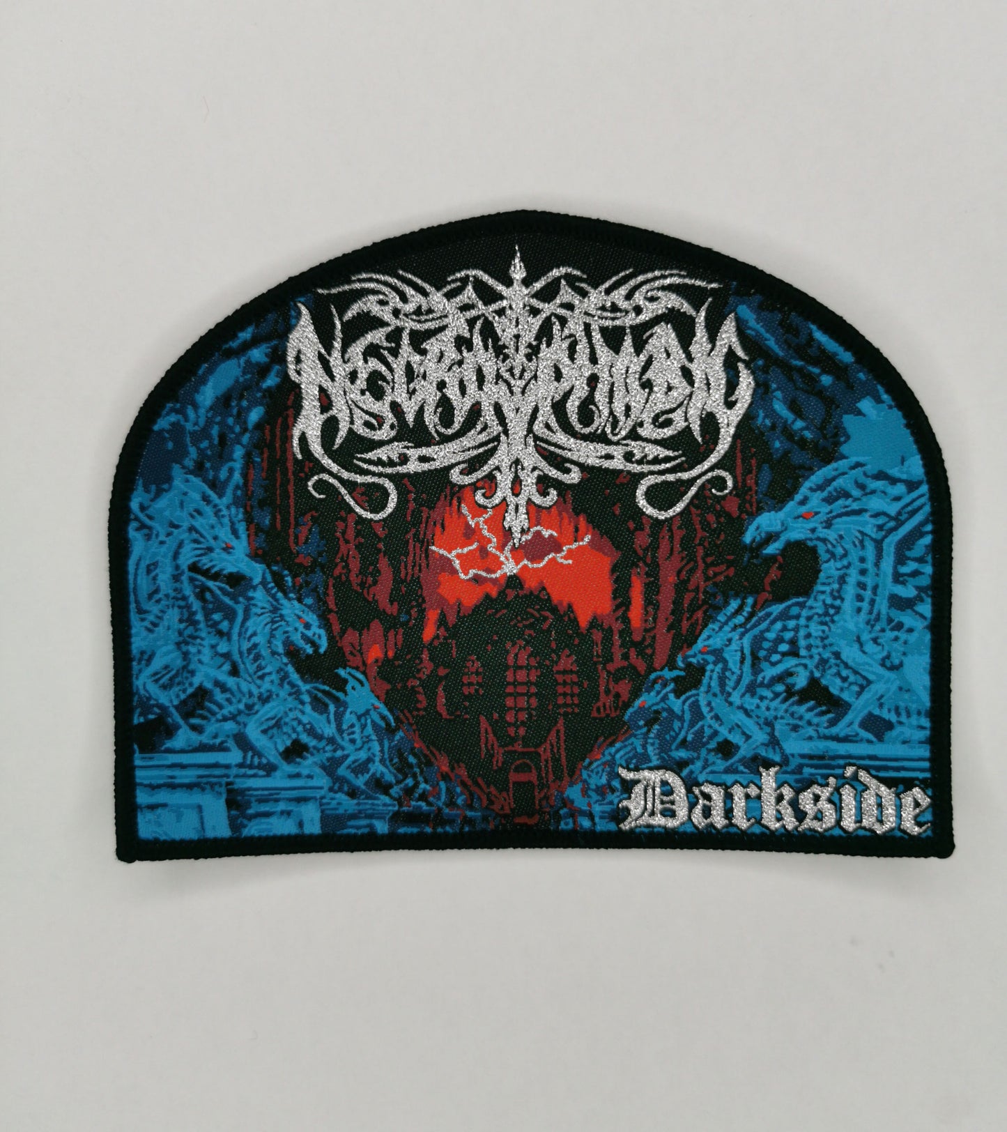 Temporal Dimensions Patches Necrophobic Darkside Black Border Woven Patch