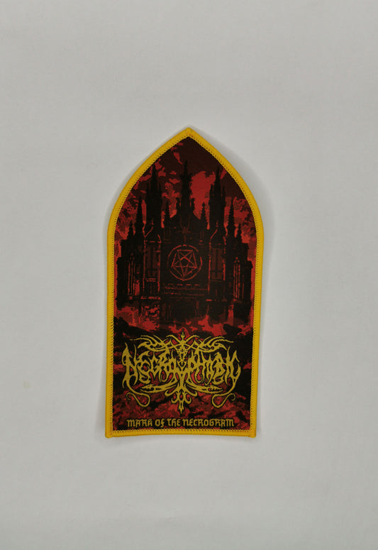 Temporal Dimensions Patches Necrophobic Mark of the Necrogram Yellow Border Woven Patch