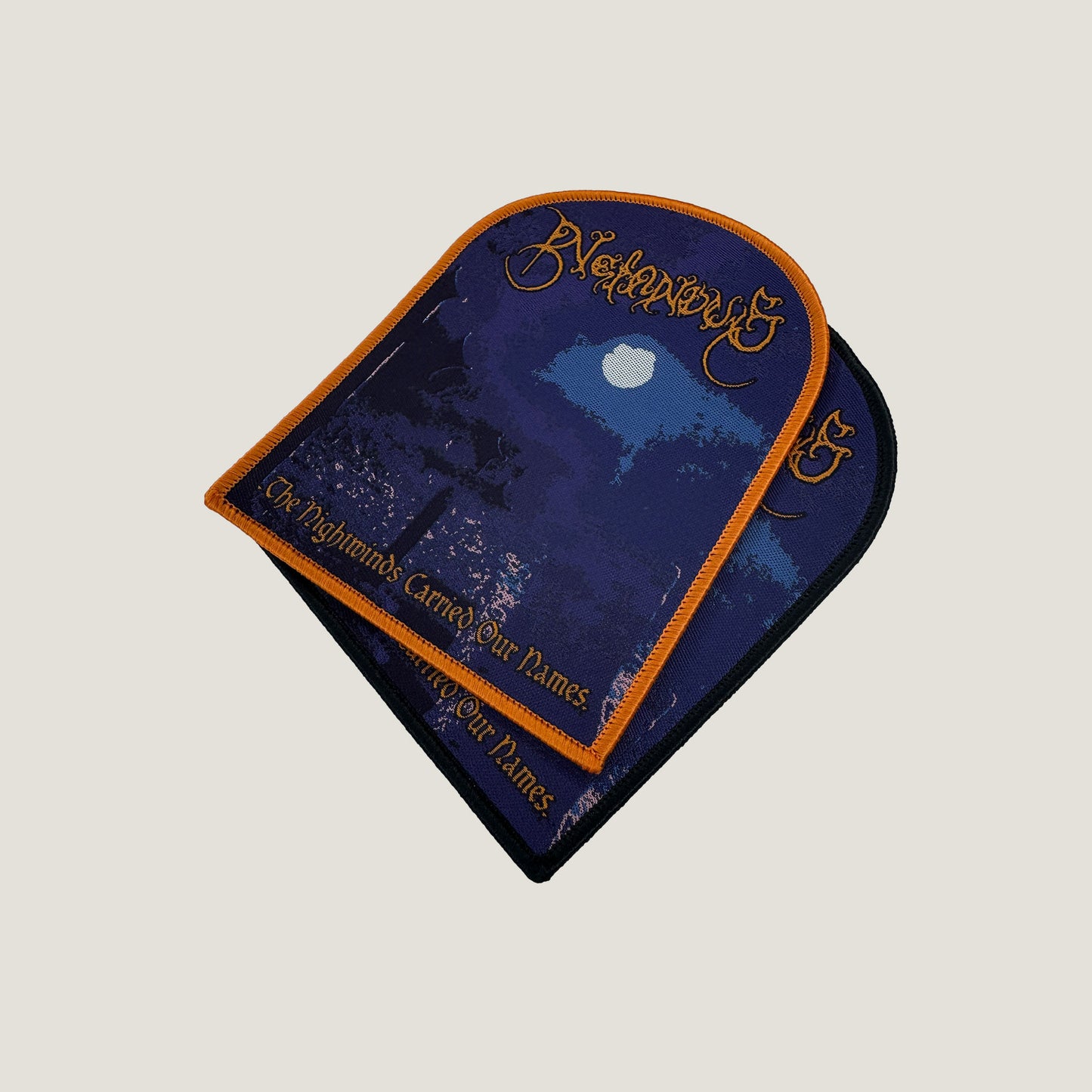 Temporal Dimensions Patches Nefandus The Nightwinds Carried Our Names Metal Woven Patches