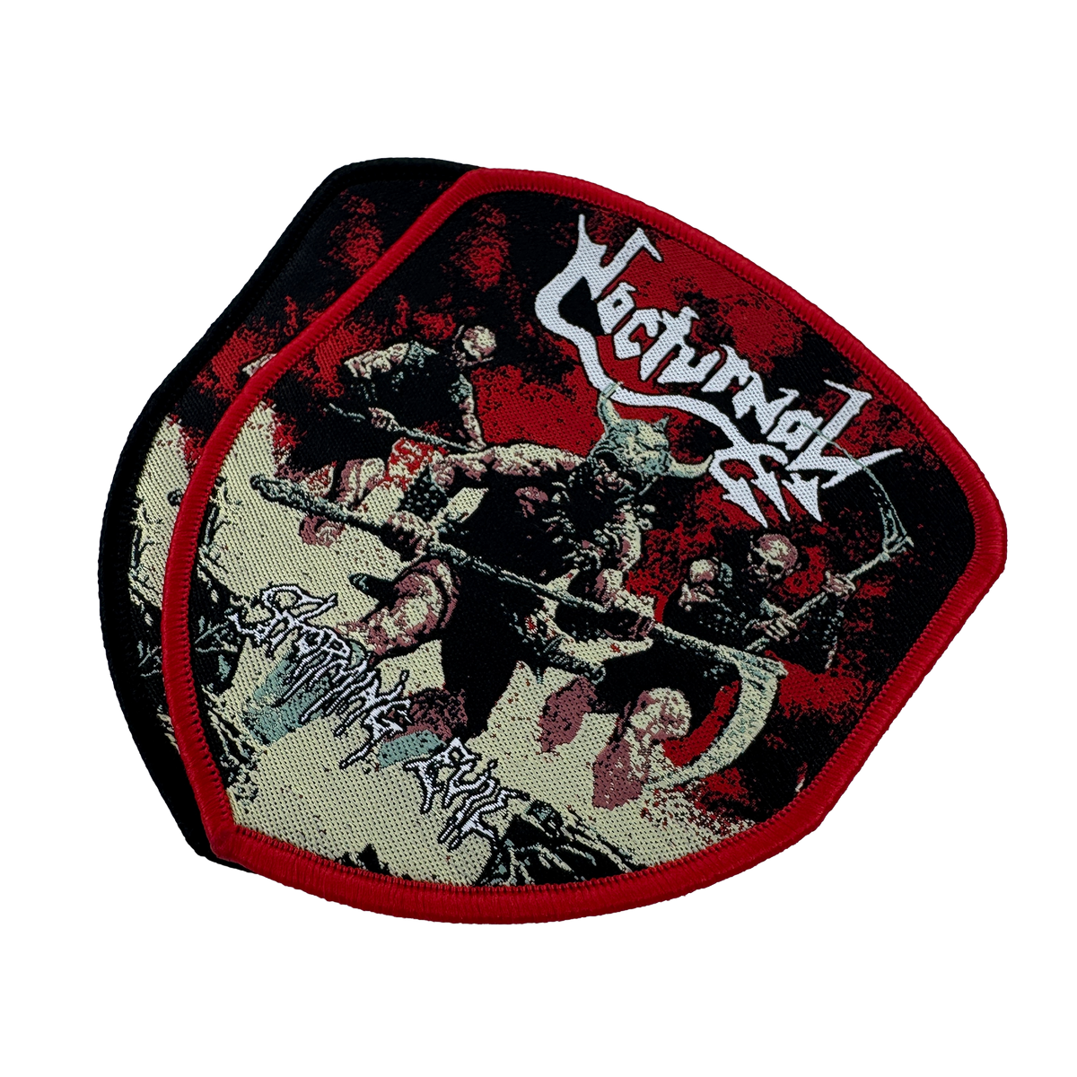 Temporal Dimensions Patches Nocturnal Storming Evil Metal Woven Patches