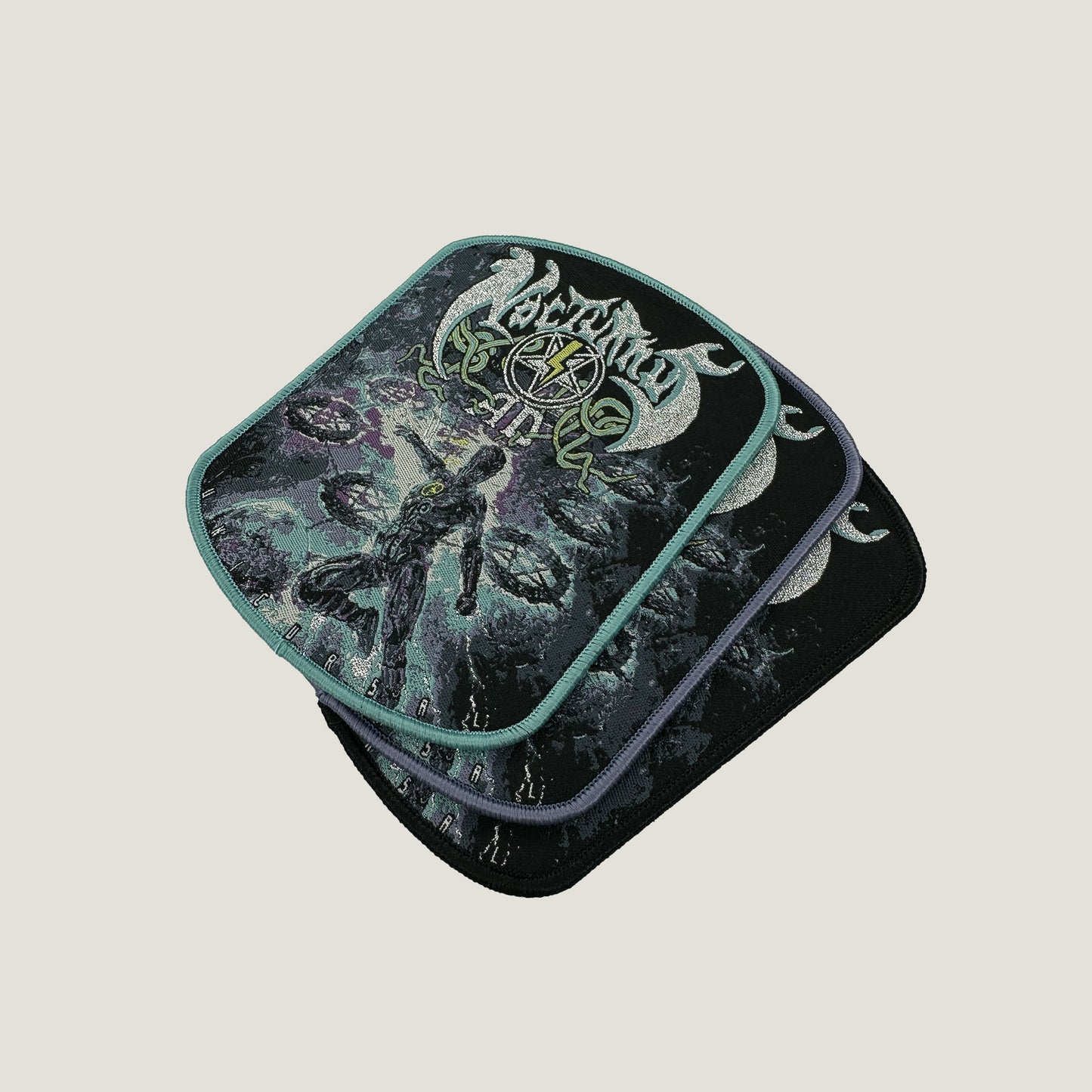 Temporal Dimensions Patches Nocturnus AD Unicursal Metal Woven Patches