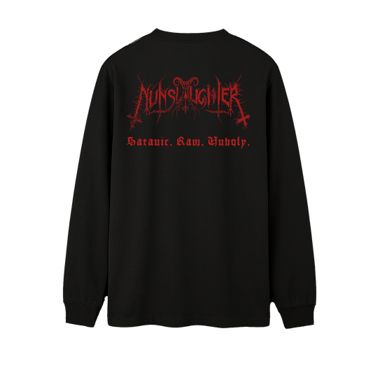 Temporal Dimensions Patches Nunslaughter Devil Metal Longsleeve Back