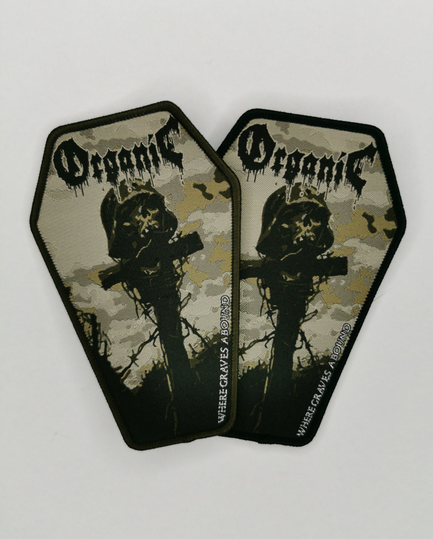 Temporal Dimensions Patches Organic Where Graves Abound Woven Patches