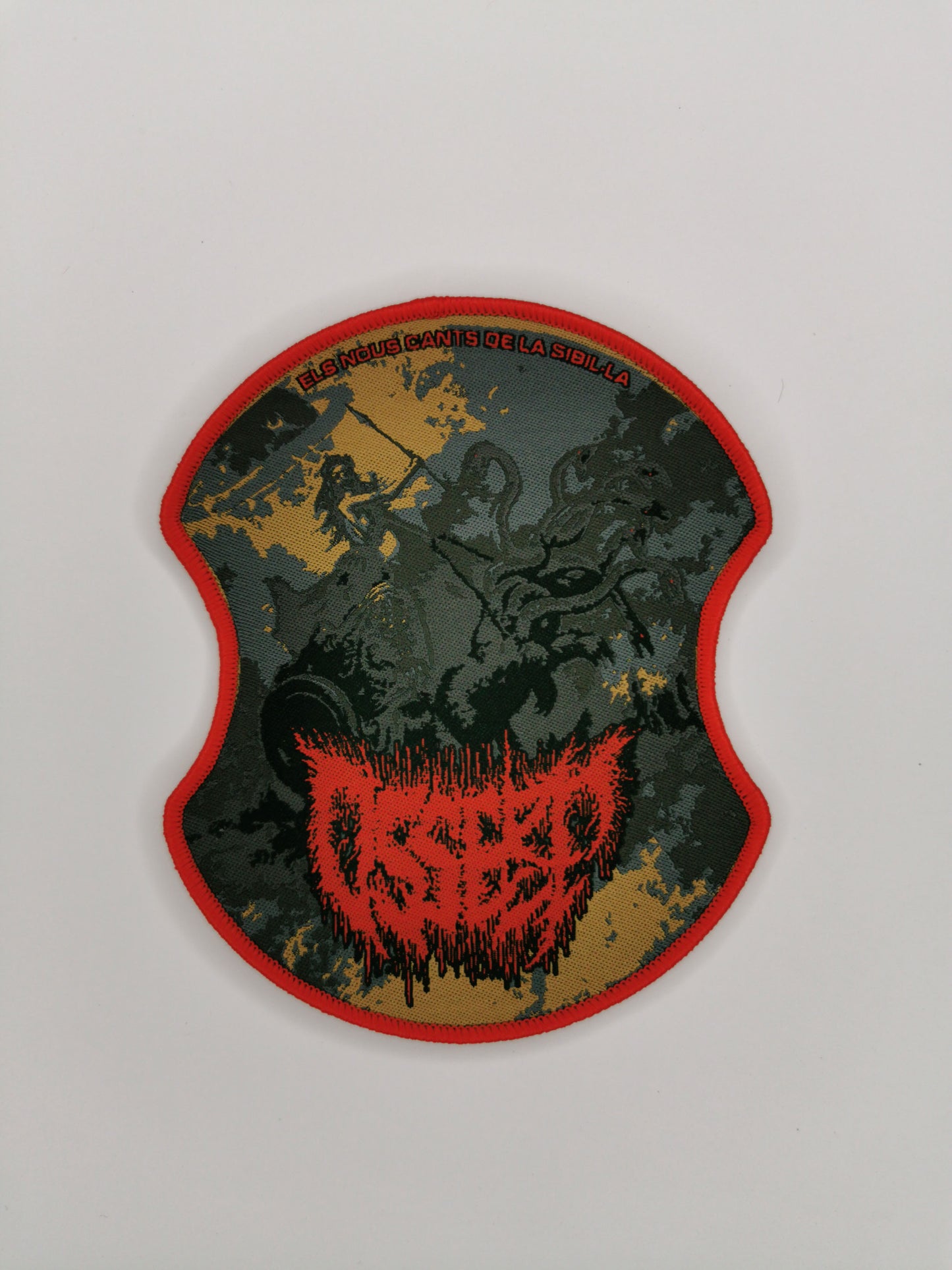 Temporal Dimensions Patches Osserp Els nous cants de la Sibil-la Red Border Woven Patch