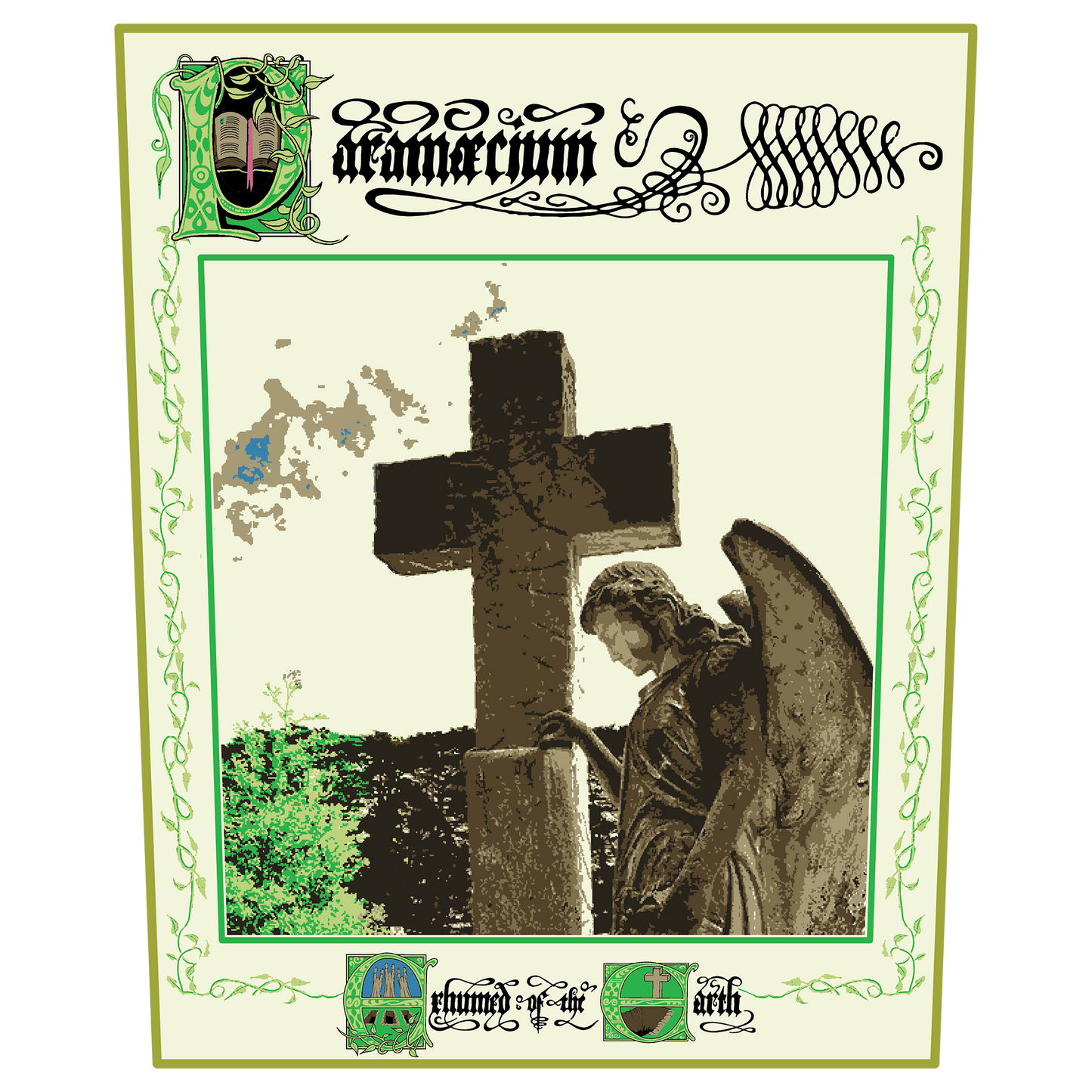 Temporal Dimensions Patches Paramaecium Exhumed of the Earth Lime Border Woven Backpatch