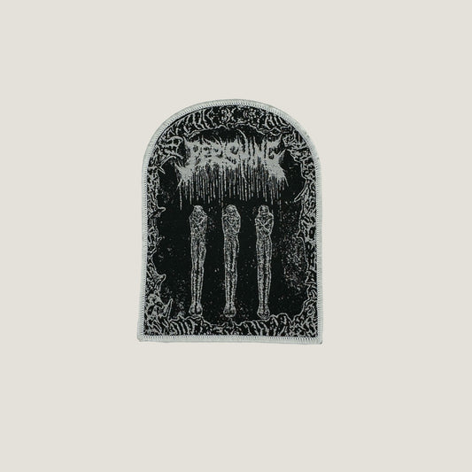 Temporal Dimensions Patches Perishing Lutum White Border Woven Patch