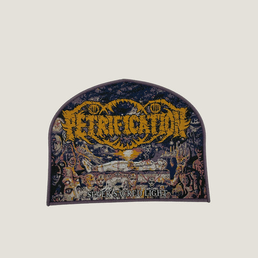 Temporal Dimensions Patches Petrification Sever Sacred Light Purple Border Woven Patch