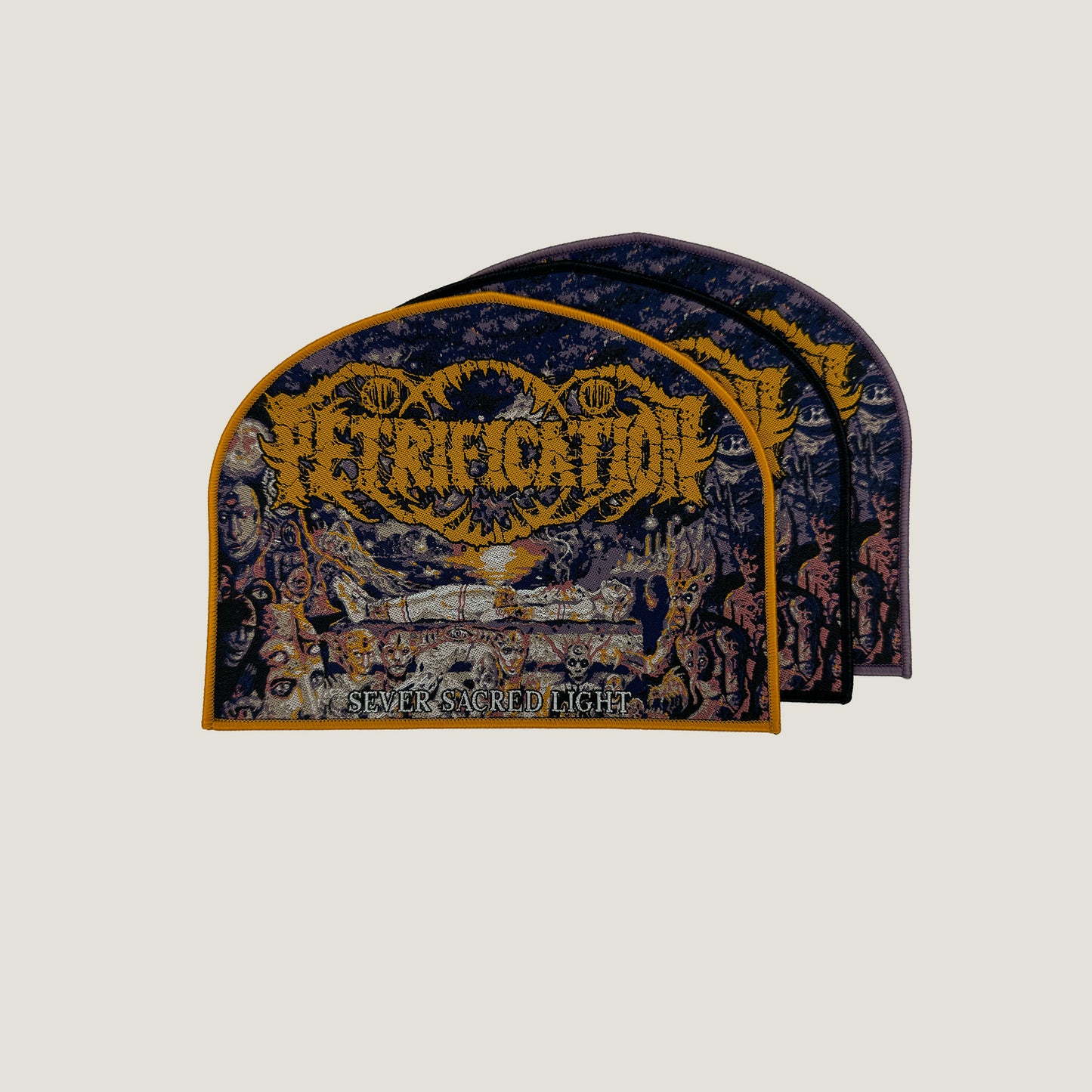 Temporal Dimensions Patches Petrification Sever Sacred Light Woven Patches