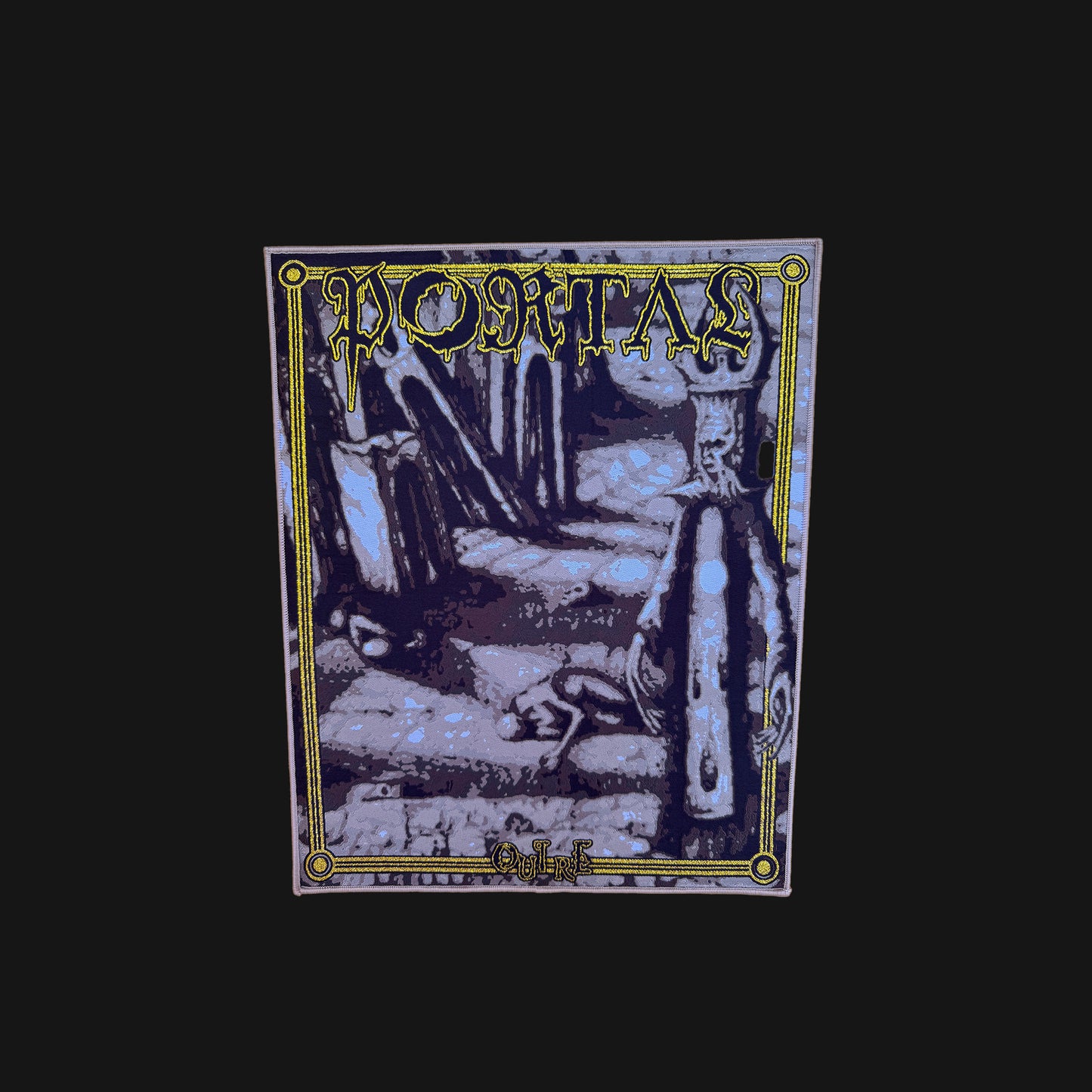 Temporal Dimensions Patches Portal Outre Brown Border Woven Backpatch
