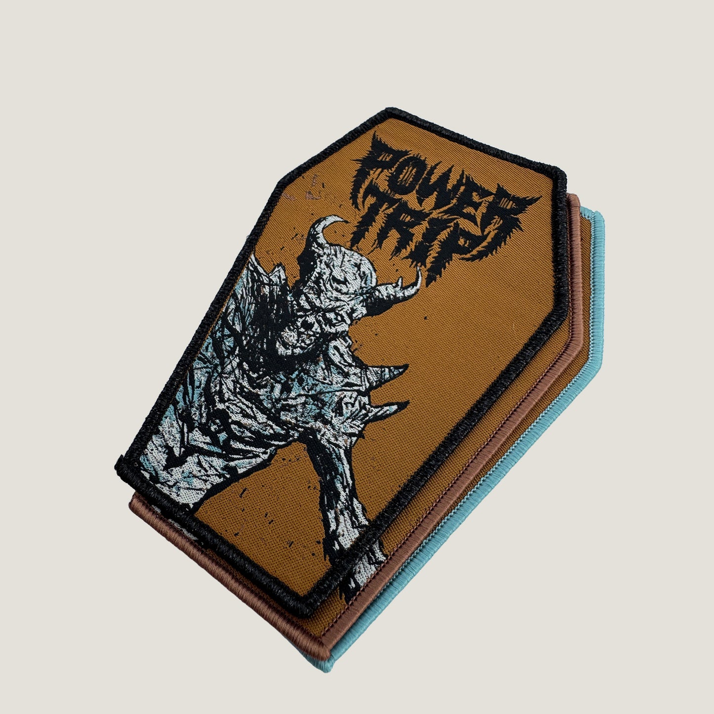 Temporal Dimensions Patches Power Trip Split Metal Woven Patches