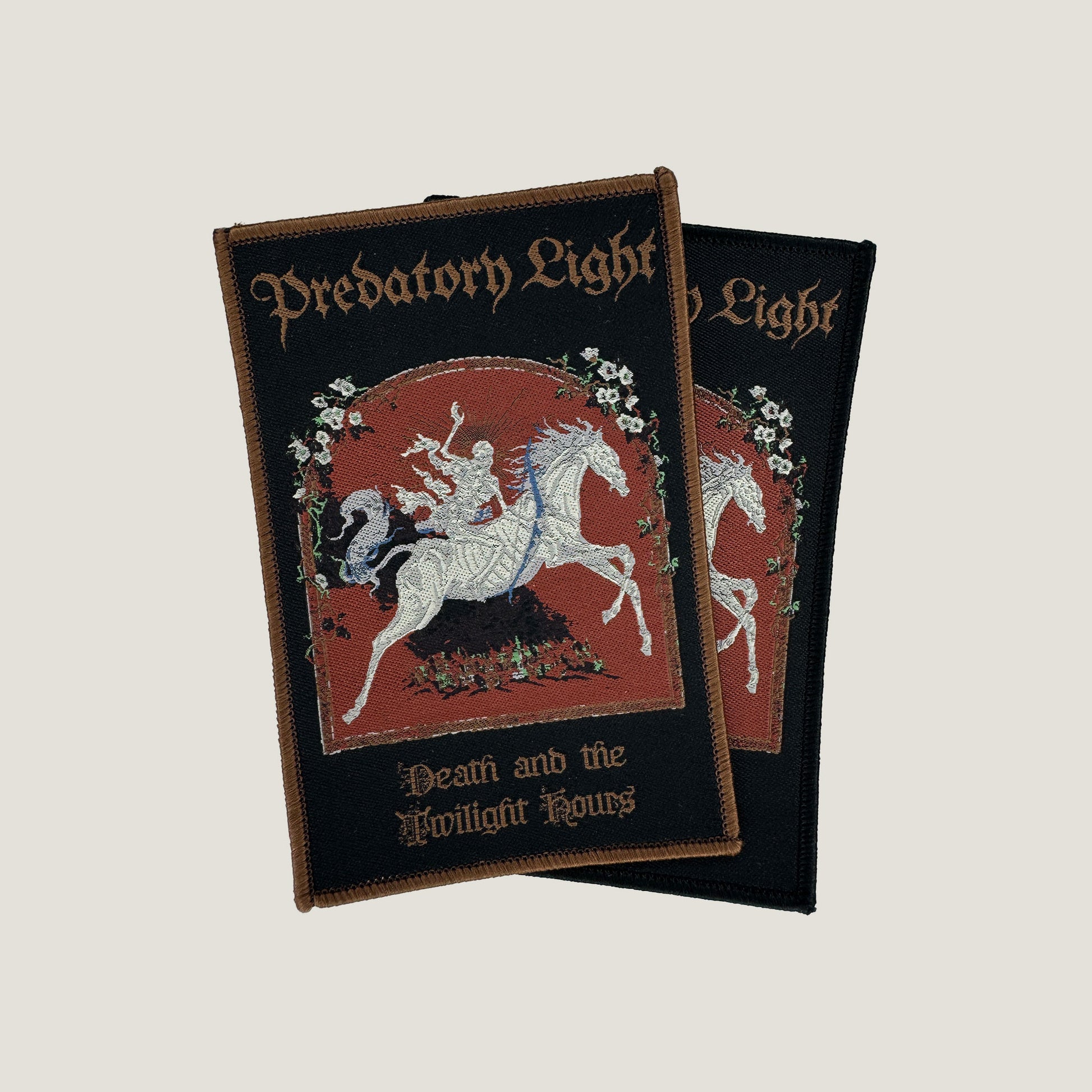 Temporal Dimensions Patches Predatory Light Death And The Twilight Hours Woven Patches