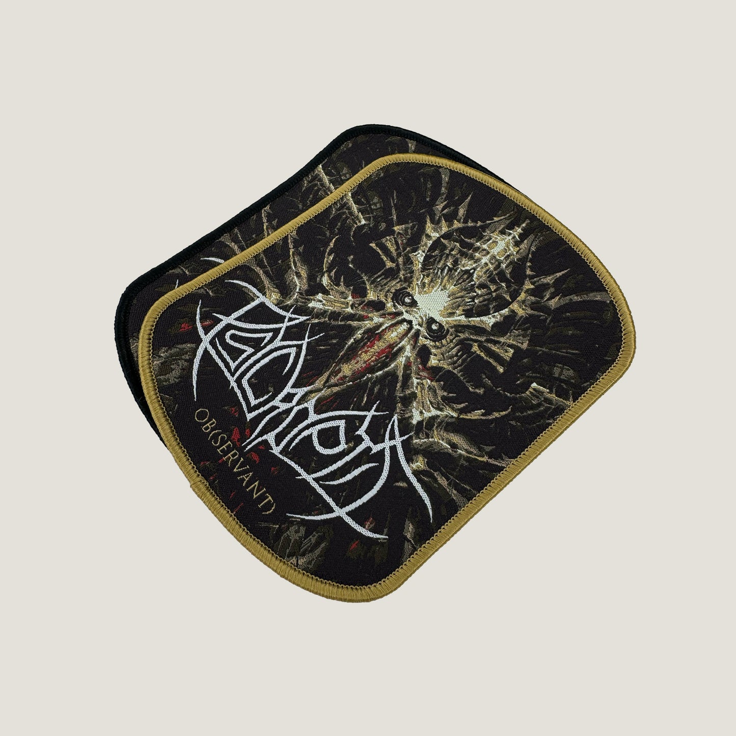 Temporal Dimensions Patches Psycroptic Ob(Servant) Metal Woven Patches